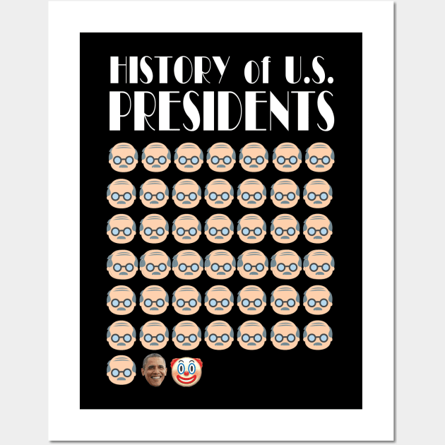 History of the US Presidents Wall Art by skittlemypony